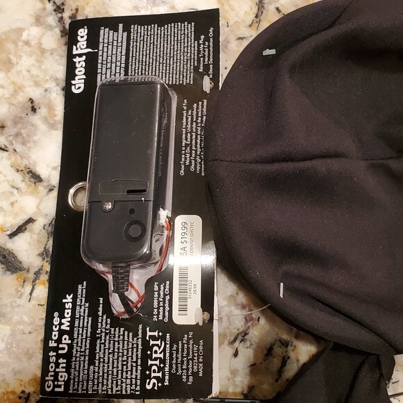 Ghost Face Mask Light Up Mask NEW! - Picture 10 of 11